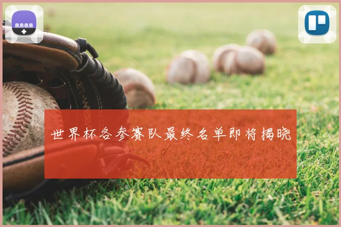 世界杯各参赛队最终名单即将揭晓